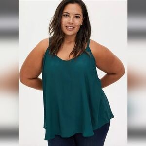 Torrid Sophie Crepe Faille Swing Cami, Plus Size 1